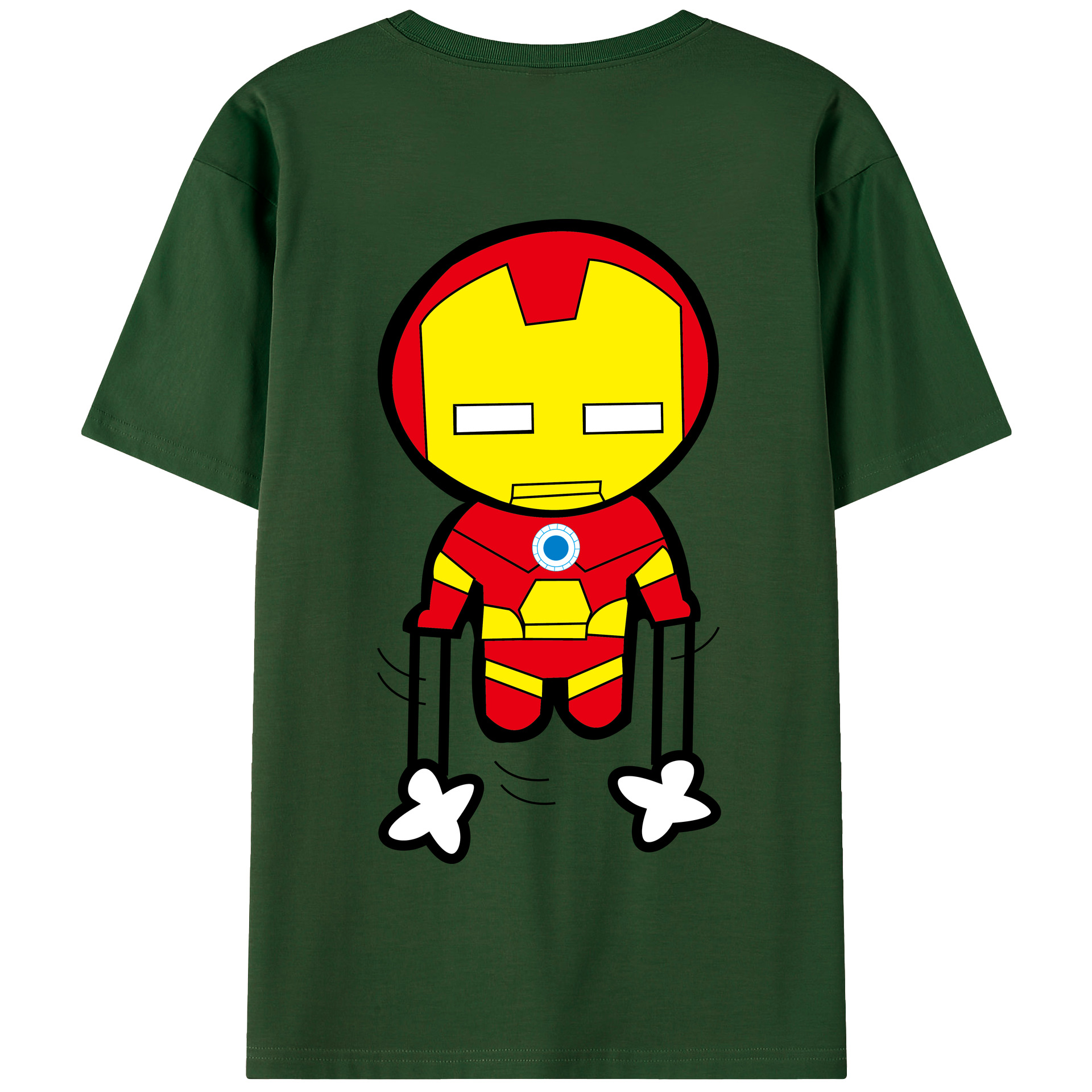 （画像用） アベンジャーズ The Avengers 綿100％半袖Tシャツ（背面プリント）